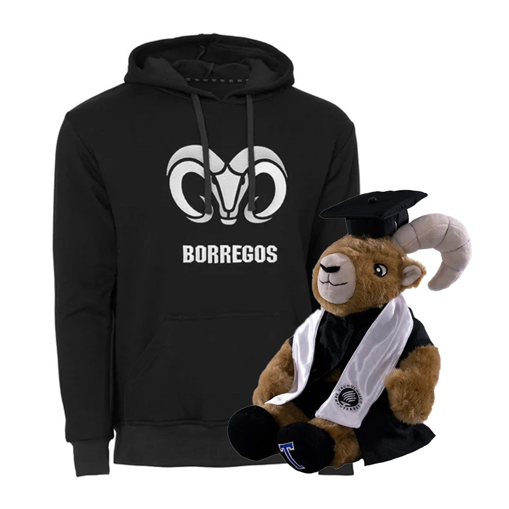 Kit Teus Prepa + Sudadera Essential Borregos Negro
