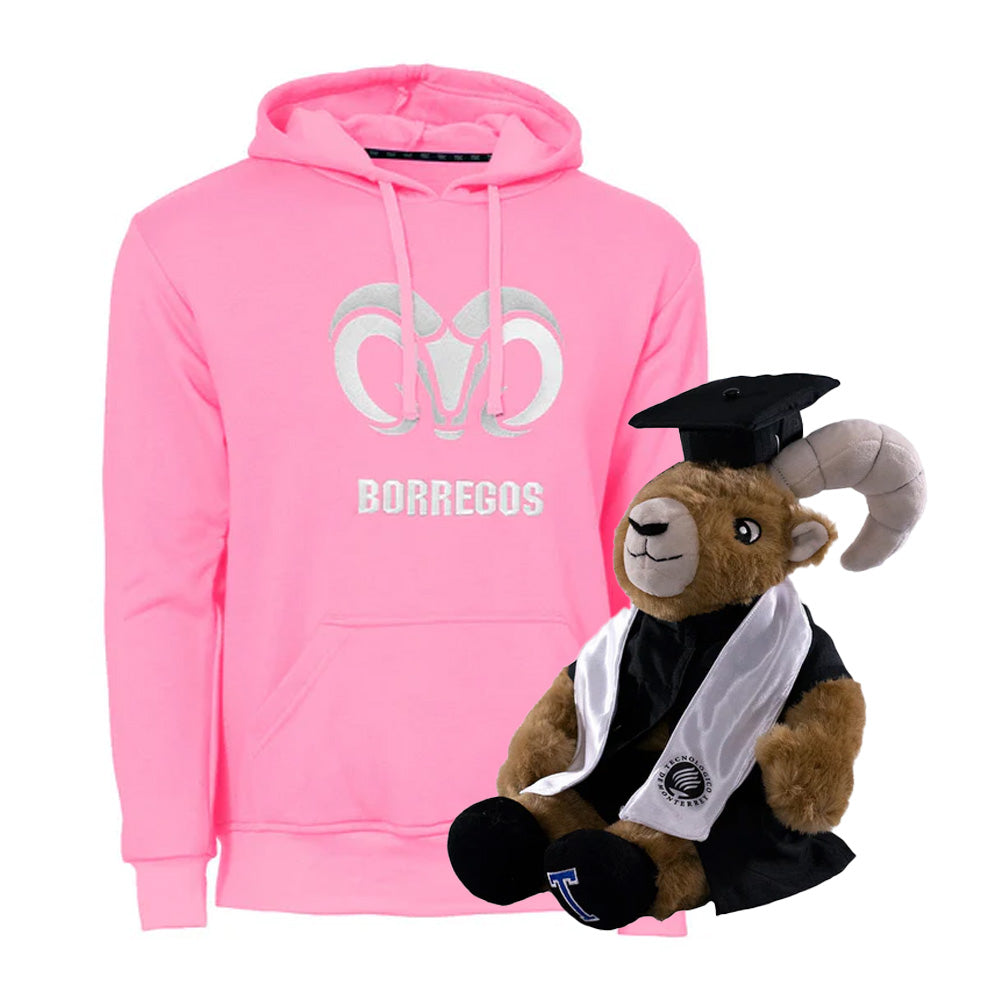 Kit Teus Prepa + Sudadera Essential Borregos Rosa