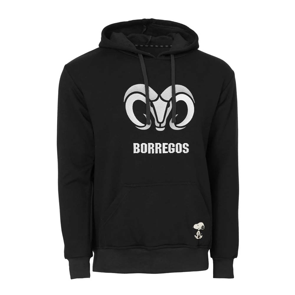Sudadera Algodón Peanuts Snoopy BTS25 Sport BORREGOS Negro, Unisex