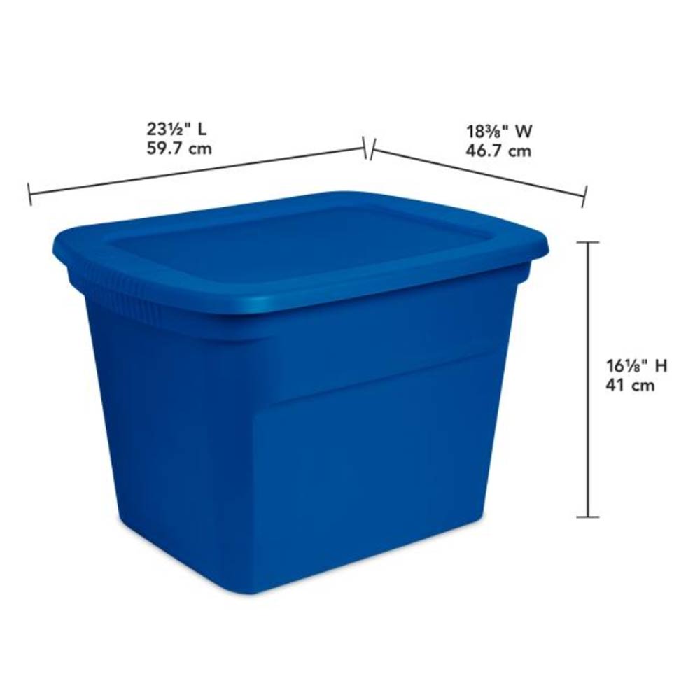 Caja de Plástico 68L Azul