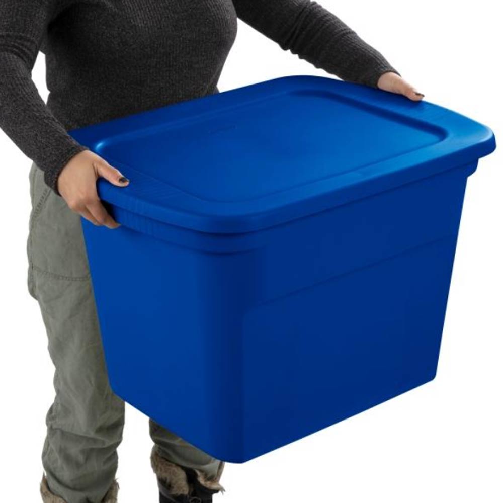 Caja de Plástico 68L Azul