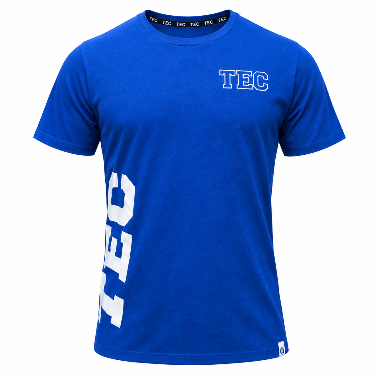 Playera Casual TEC Costado TEC Azul, Hombre