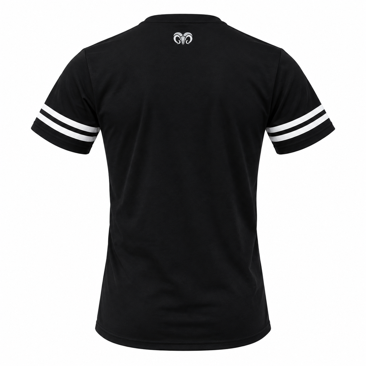 Playera Deportiva Doble Linea BORREGOS Negro, Mujer