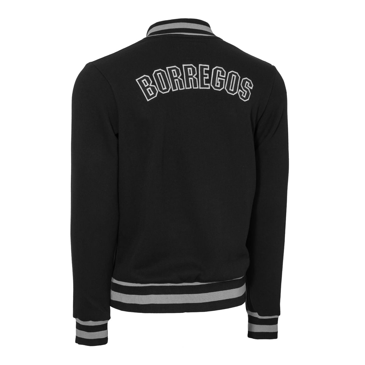 Chamarra Universitaria BORREGOS Negro, Unisex