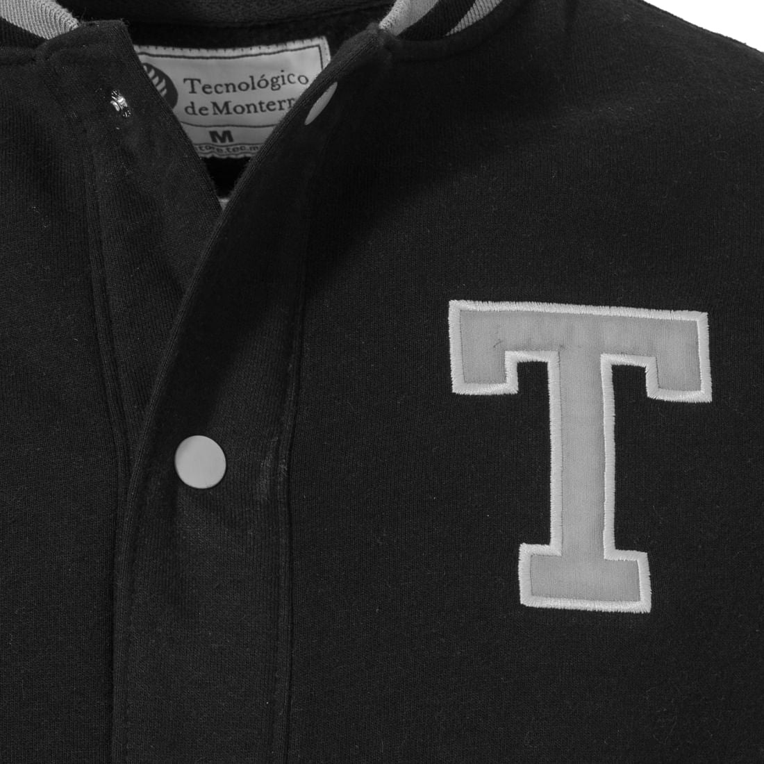 Chamarra Universitaria TEC Negro, Unisex