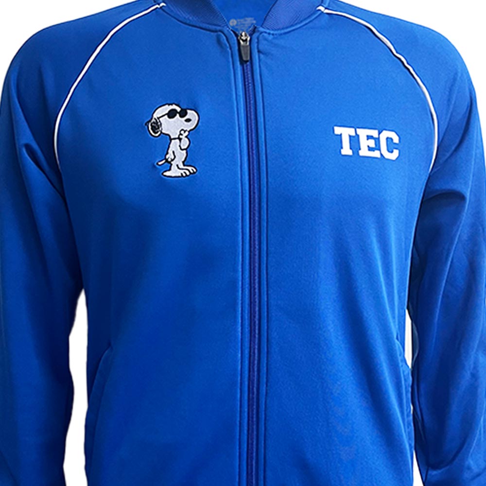 Chamarra Zipper Completo Peanuts TEC Azul