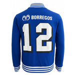 Chamarra Universitaria Varsity BORREGOS Azul, Unisex