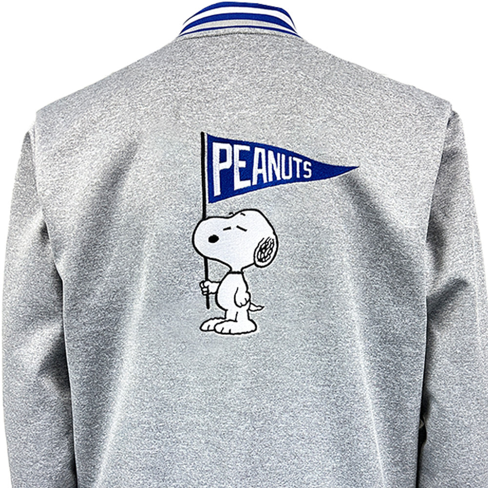 Chamarra Zipper Completo Peanuts TEC Gris