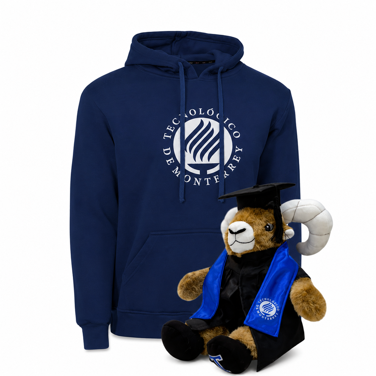 Kit Teus Profesional + Sudadera Essential Tecnológico de Monterrey Azul Marino