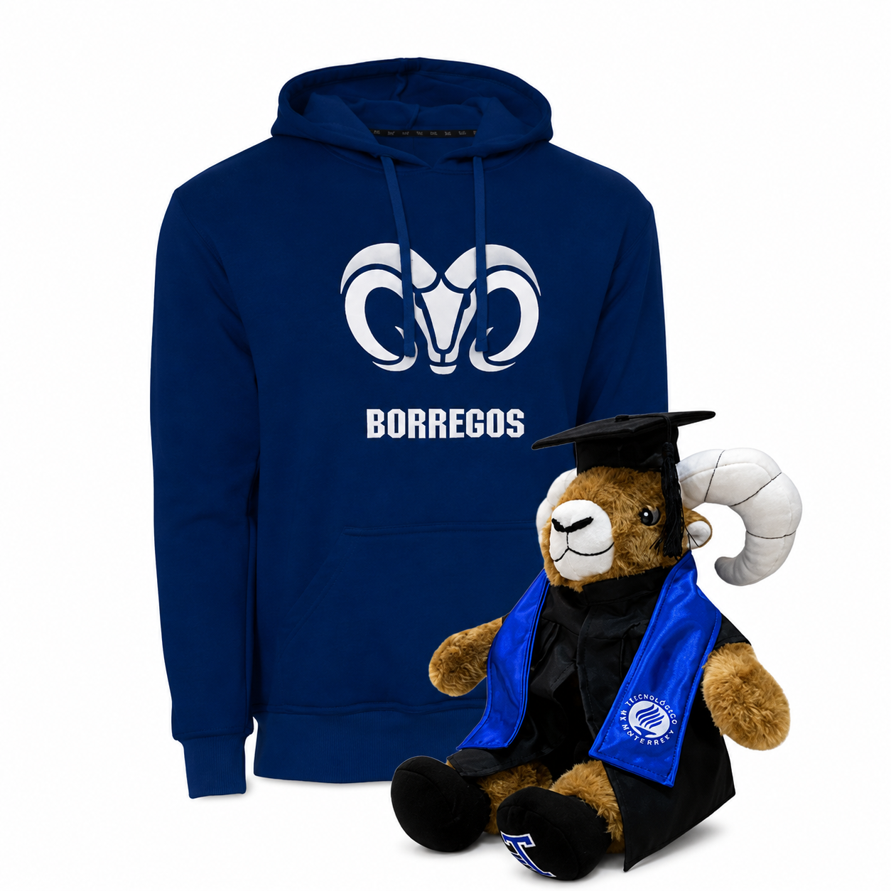Kit Teus Profesional + Sudadera Essential Borregos Azul Marino