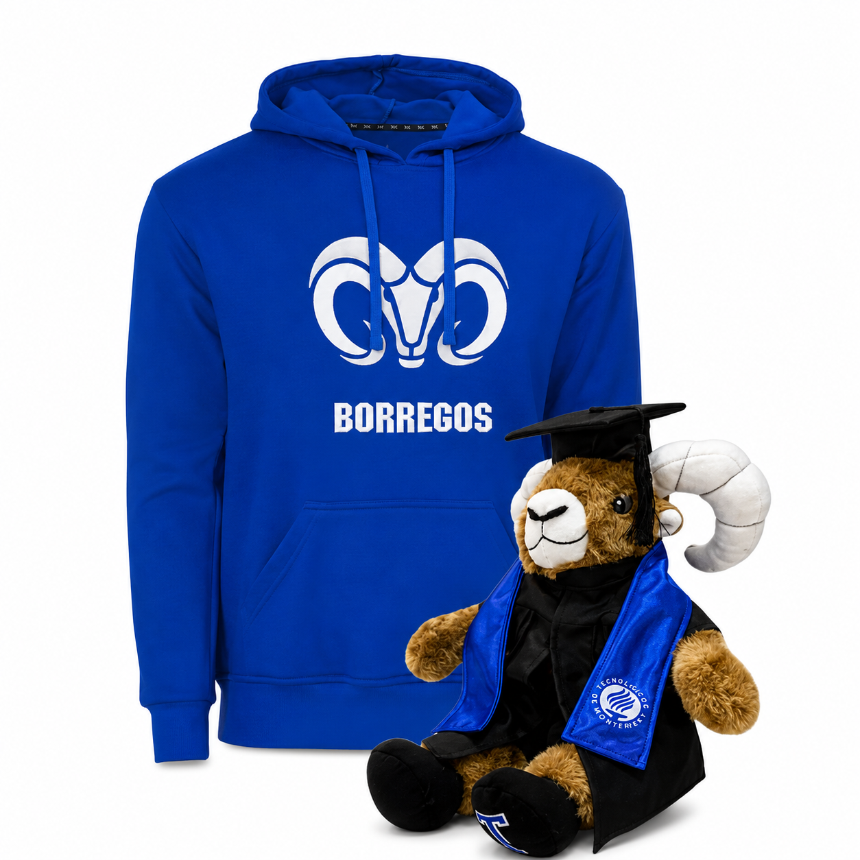 Kit Teus Profesional + Sudadera Essential Borregos Azul