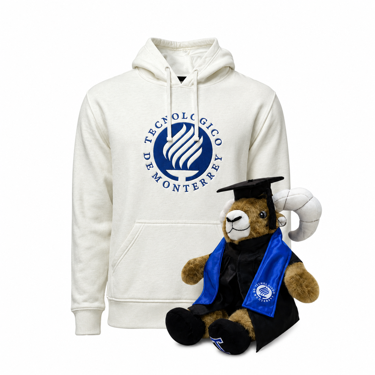 Kit Teus Profesional + Sudadera Essential Tecnológico de Monterrey Hueso