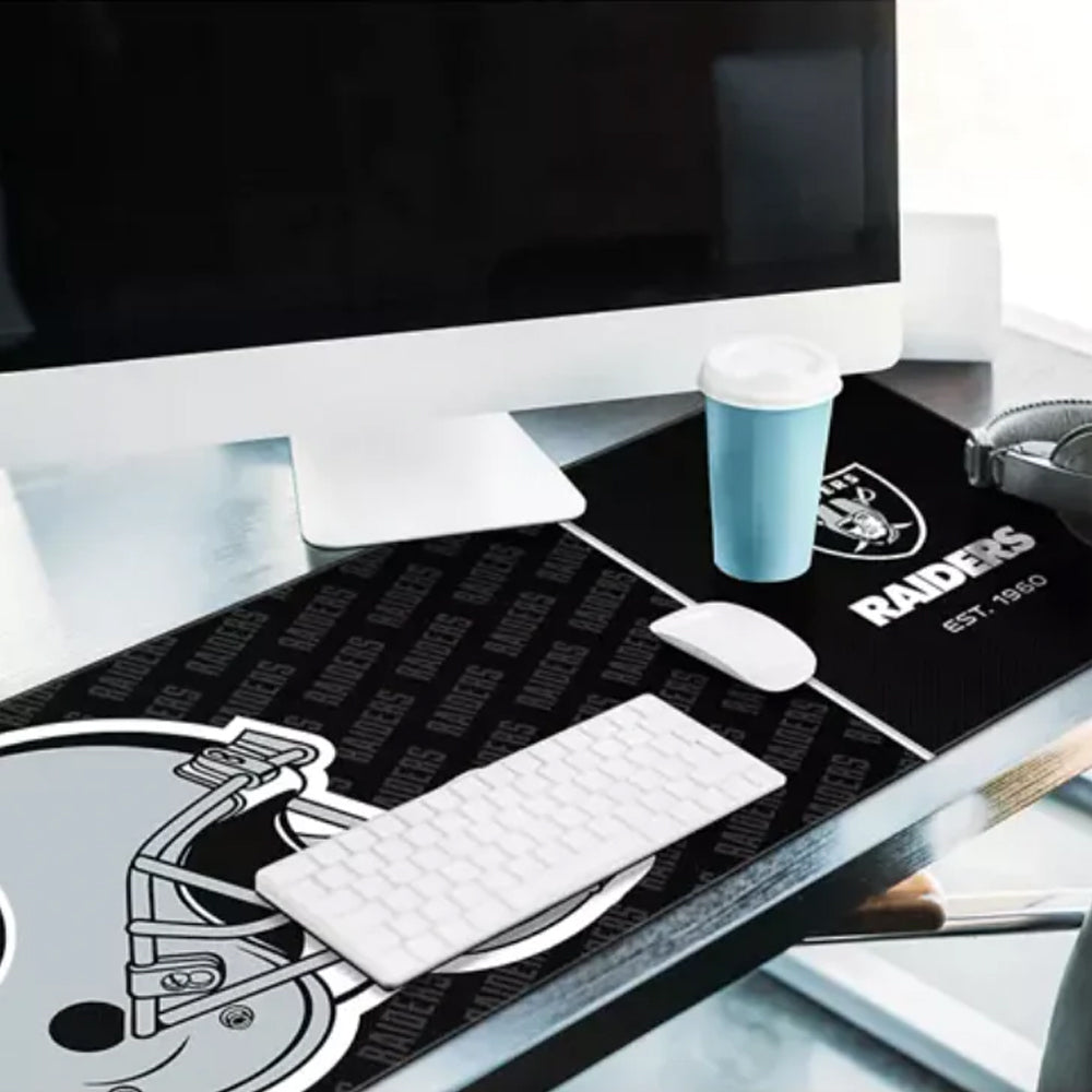 Tapete para escritorio NFL Raiders, negro