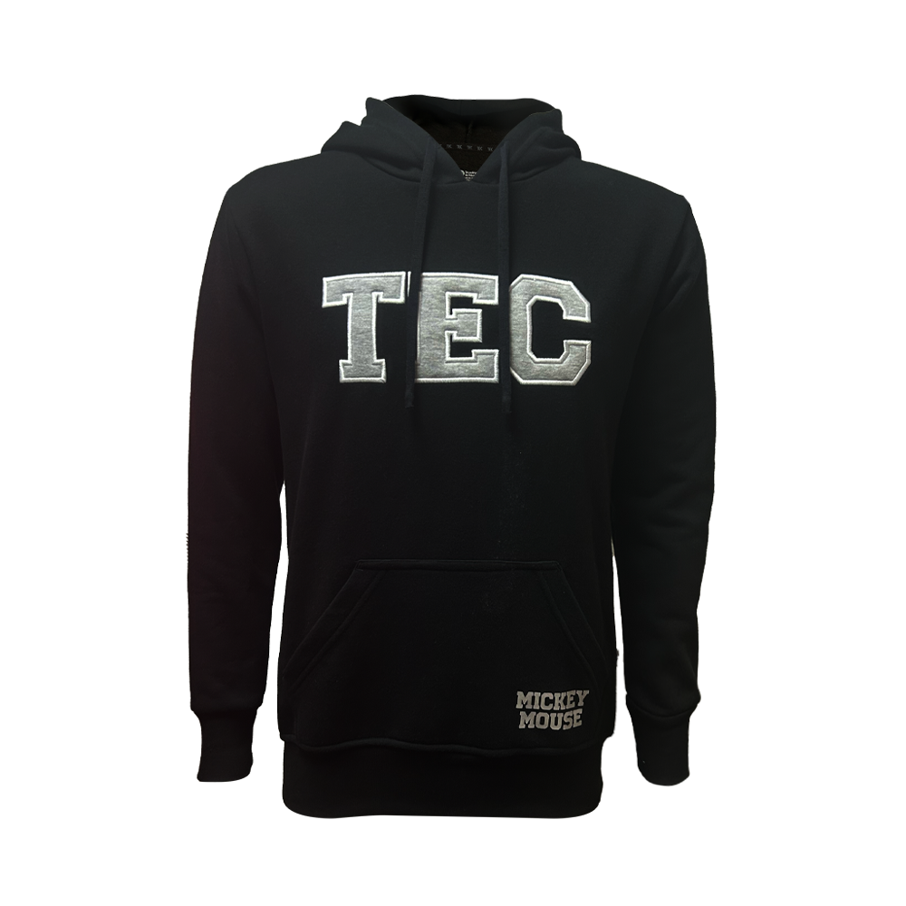 Sudadera Algodón Disney Mickey Back TEC Negro
