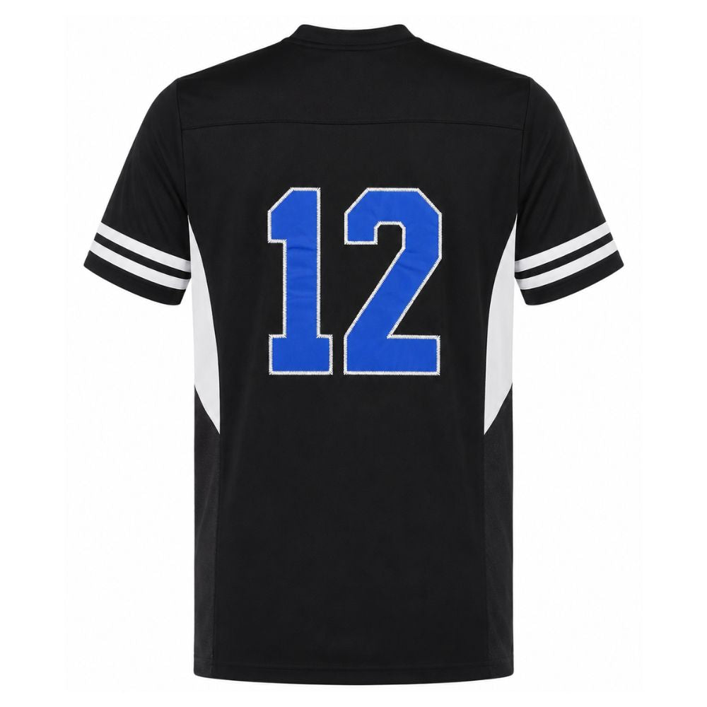 PREVENTA Jersey Oficial Borregos Alterno con Número, Negro con Azul, Unisex