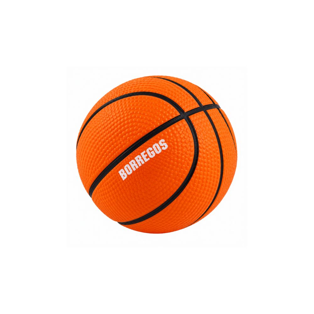 Pelota Antiestrés Basquetbol BORREGOS, Naranja