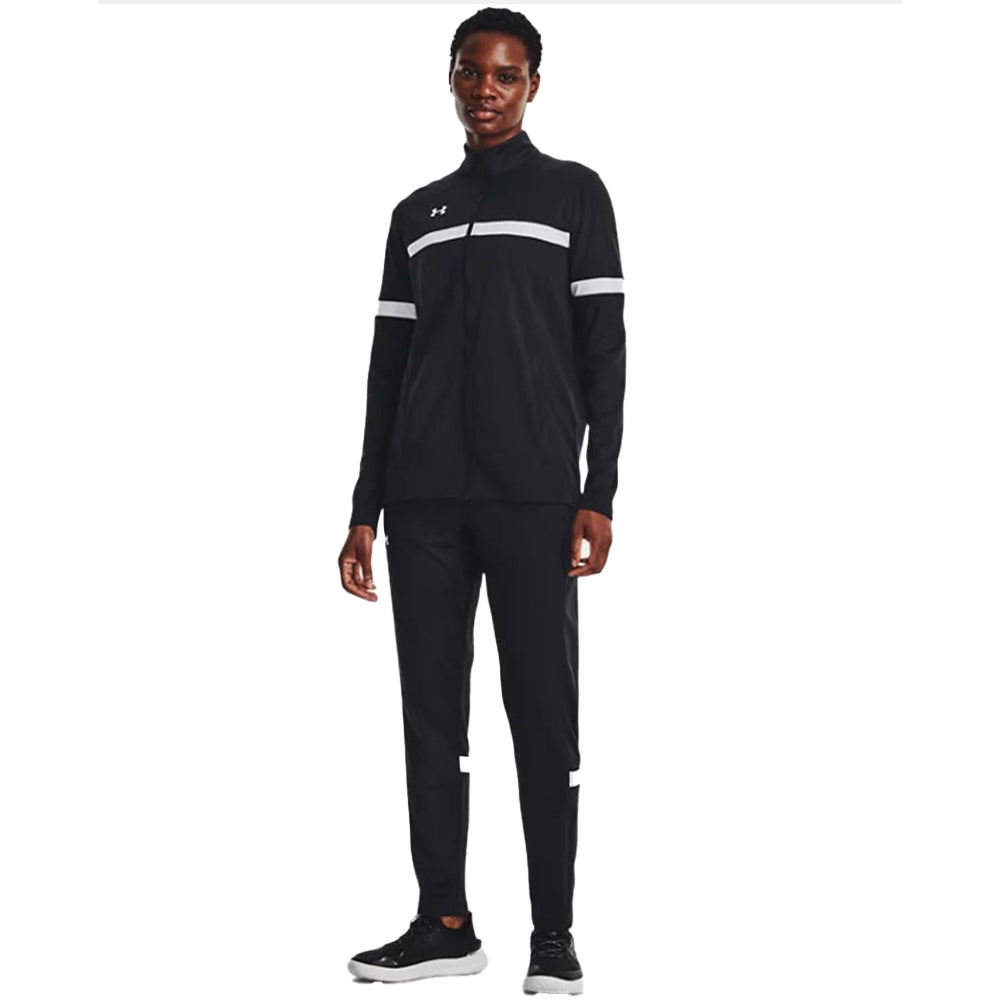 Chamarra Deportiva Under Armour Knit Warm Up Team Zipper Mujer, Negro