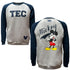 Sudadera PO Moda Disney Mickey TEC Gris/Azul Marino, Unisex