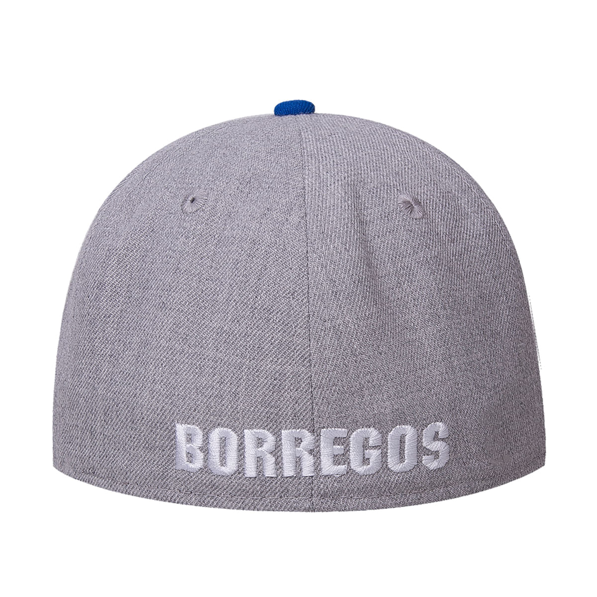 Gorra Logo BORREGOS TEC 59Fifty New Era Gris y Azul