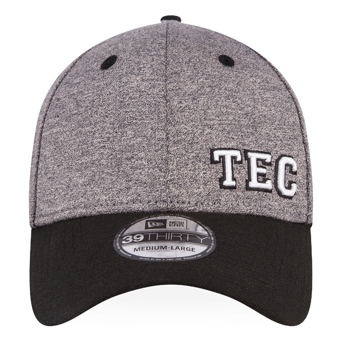 Gorra TEC Mini Logo 39Thirty New Era Gris y Negro