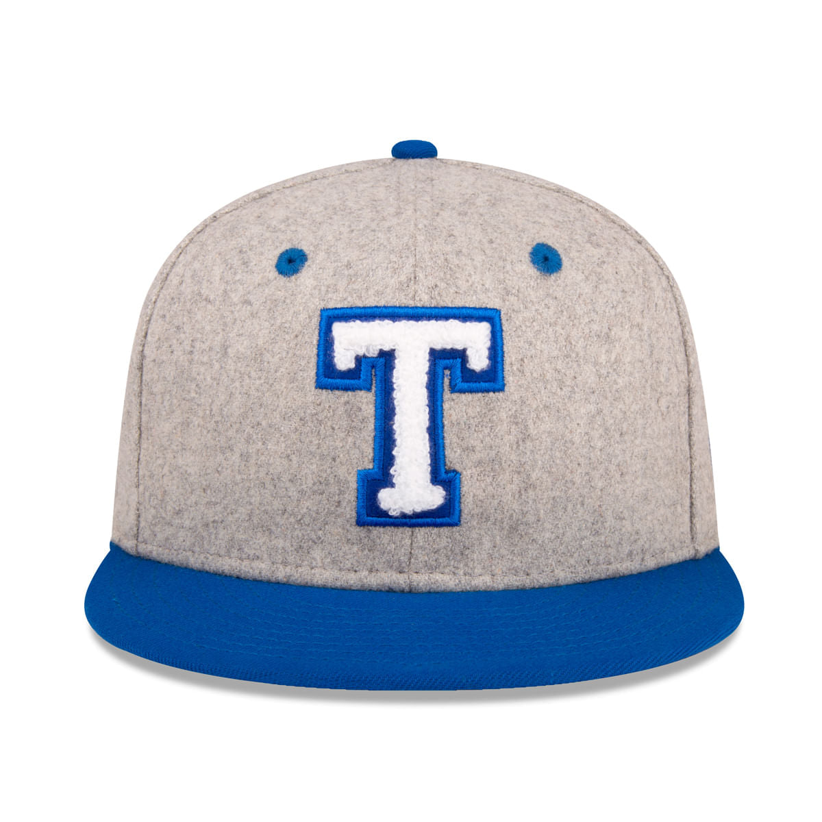 Gorra "T" 59Fifty New Era Gris y Azul
