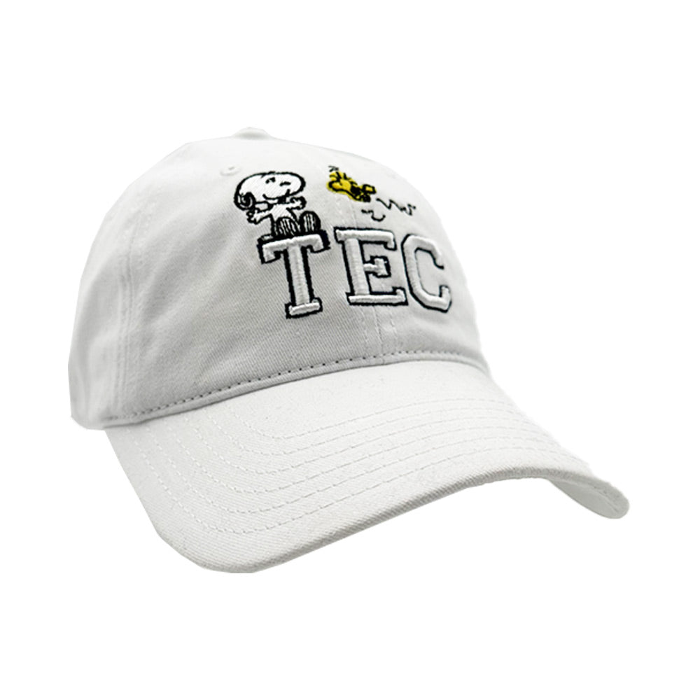 Gorra Premium Snoopy Woodstock TEC Blanca