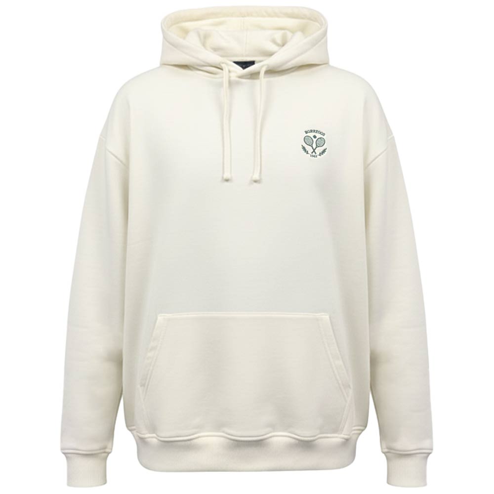 Sudadera de Algodón Oversize Tenis FW25 BORREGOS Hueso, Unisex