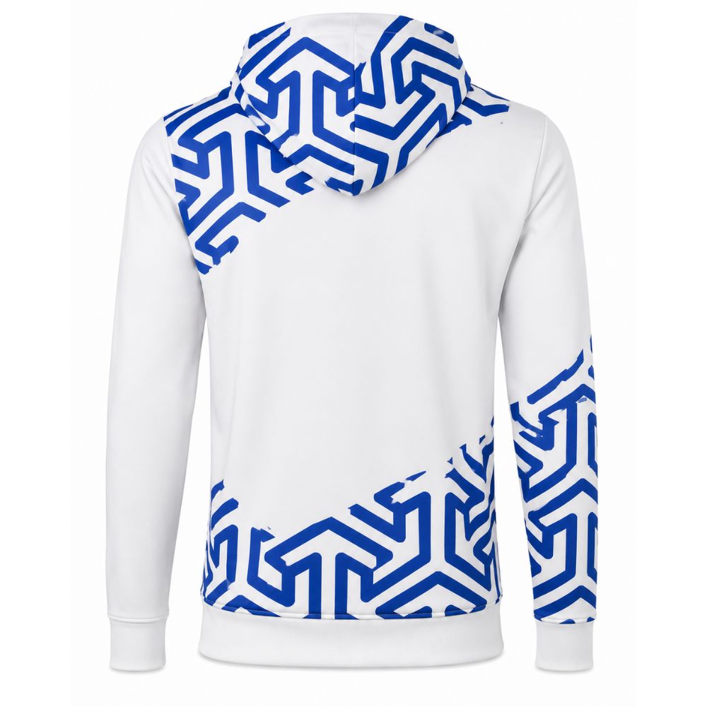 Sudadera Poliéster BORREGOS Gris con Azul, Unisex