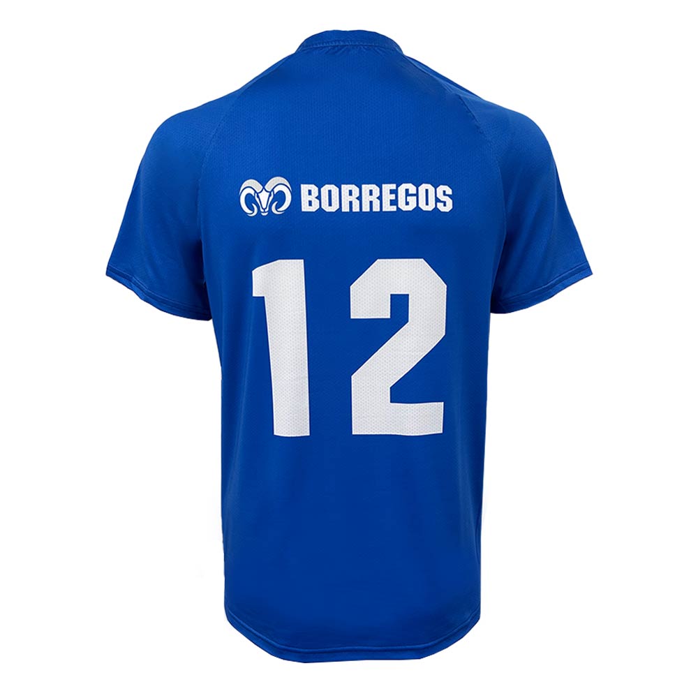 Playera Deportiva Fan BORREGOS Caballero, Azul