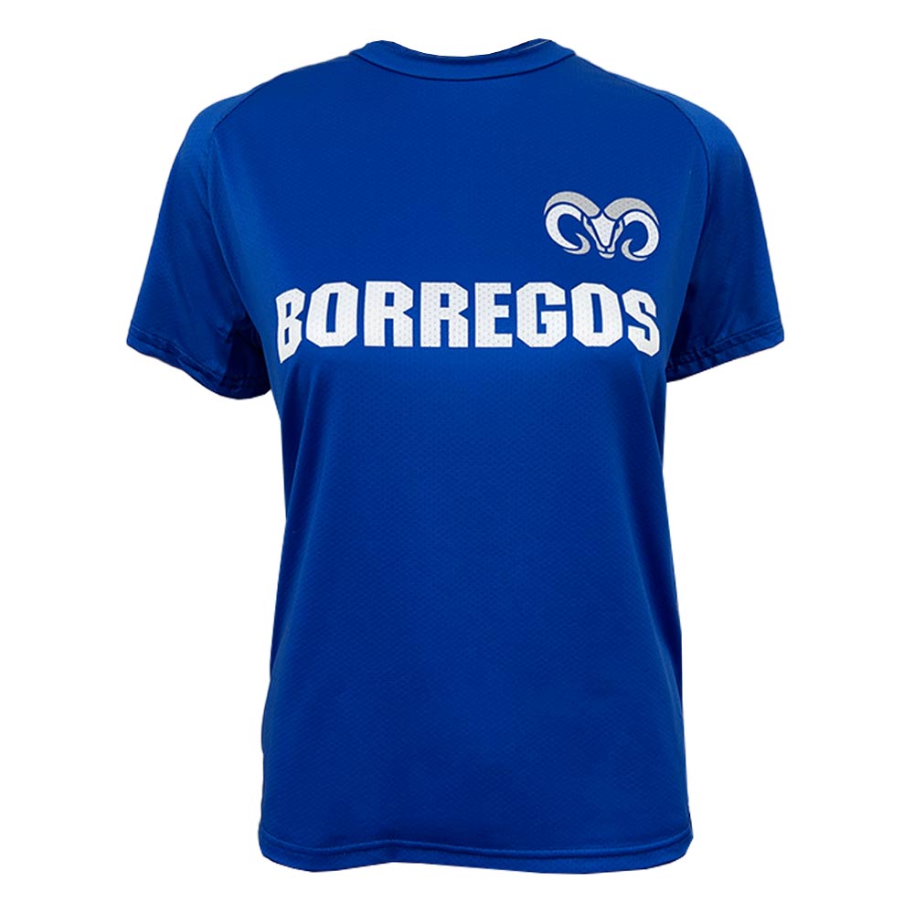 Playera Deportiva Fan BORREGOS Dama, Azul