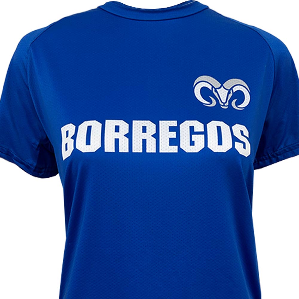 Playera Deportiva Fan BORREGOS Dama, Azul