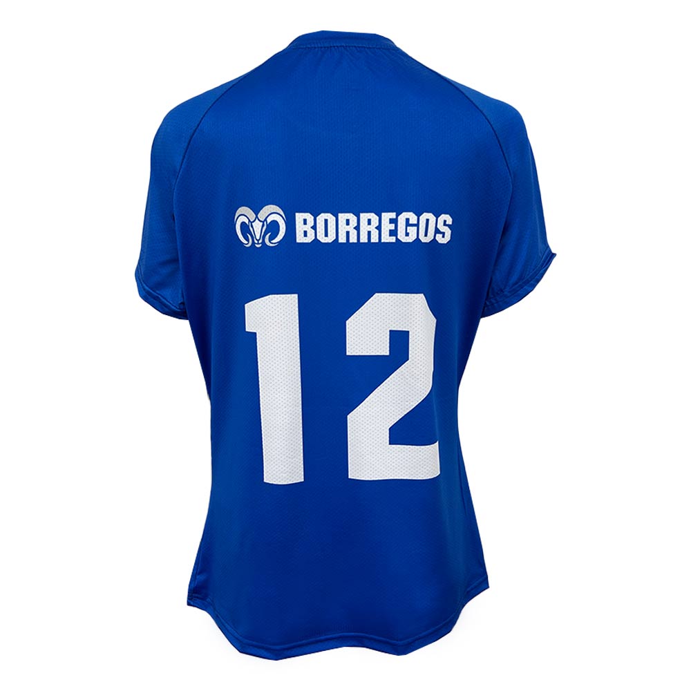 Playera Deportiva Fan BORREGOS Dama, Azul