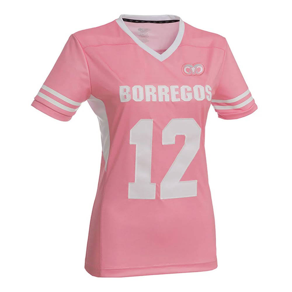 Jersey Oficial Con Número para Dama Rosa