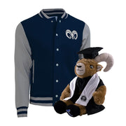 Kit Teus Prepa + Chamarra Universitaria Borregos Azul Marino