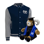 Kit Teus Profesional + Chamarra Universitaria Borregos Azul Marino