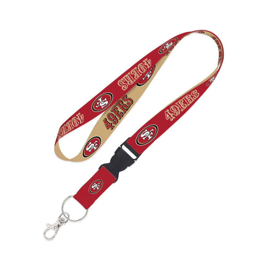 Portagafete NFL 49ers, rojo