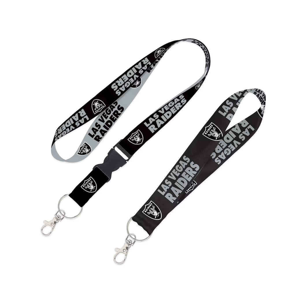 Portagafete NFL Raiders, gris