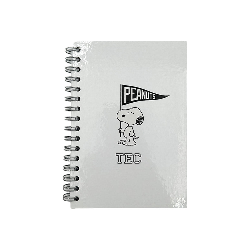 Libreta Flag Snoopy TEC Blanca