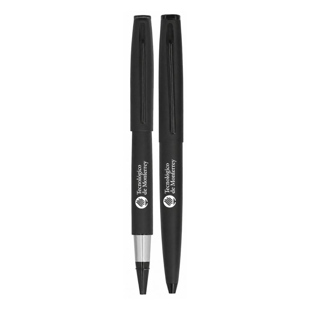 Set Boligrafos Matiz Tecnológico de Monterrey, Negro