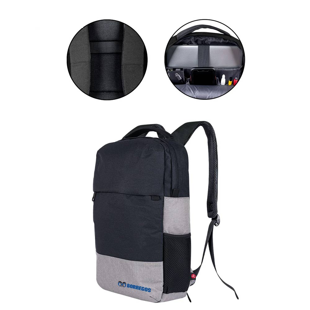Backpack tech ston laptop 15.6" BORREGOS negra