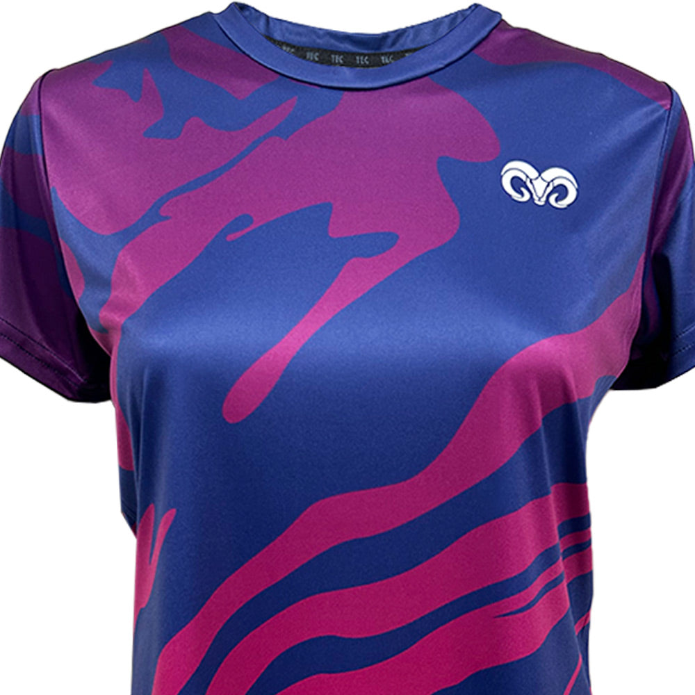 Playera Deportiva Colors BORREGOS Morado, Mujer