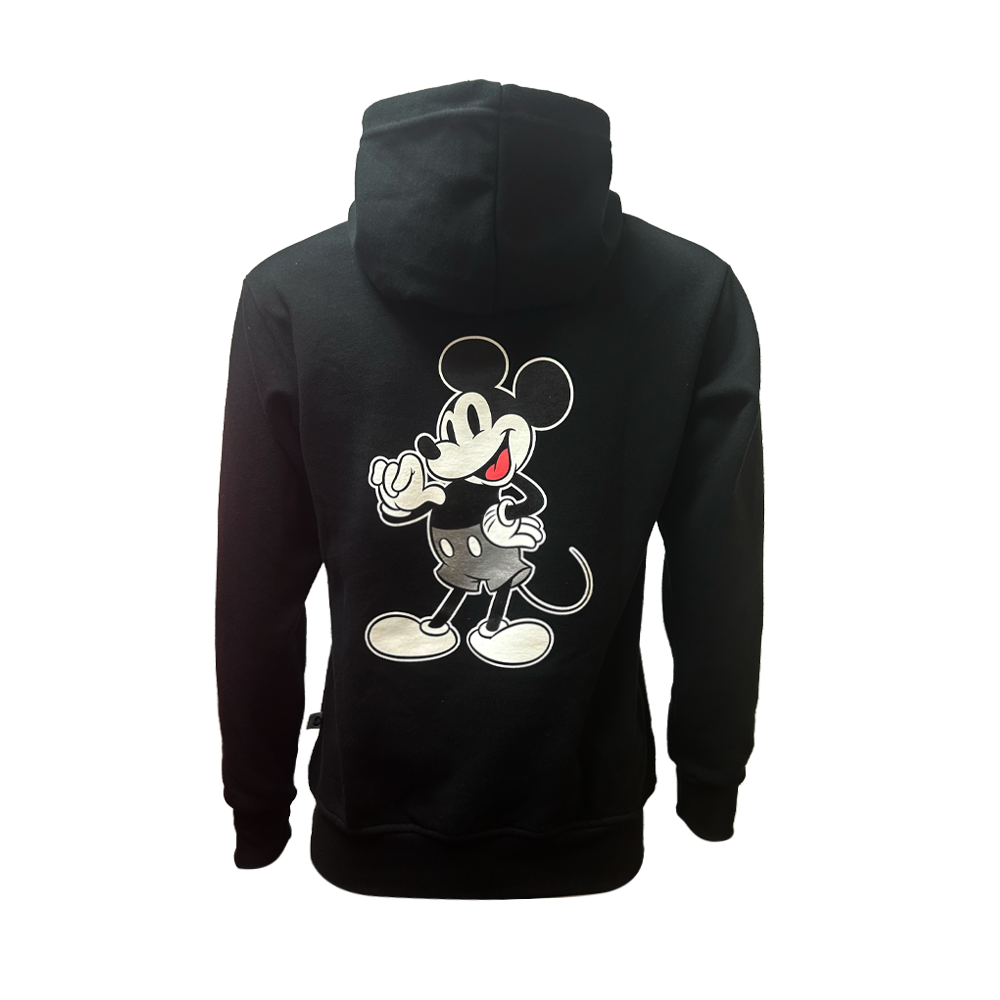 Sudadera Algodón Disney Mickey Back TEC Negro