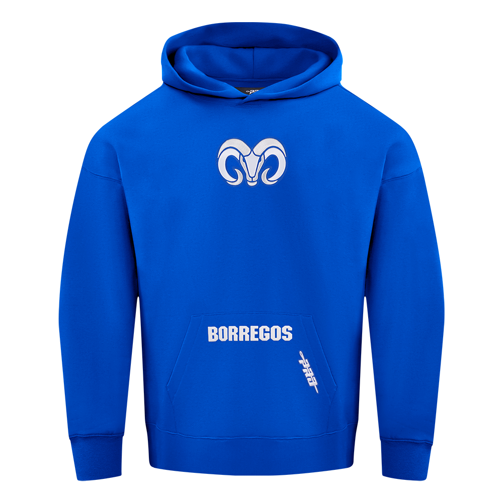 Sudadera Oversize Pro Standard Back BORREGOS Azul, Unisex