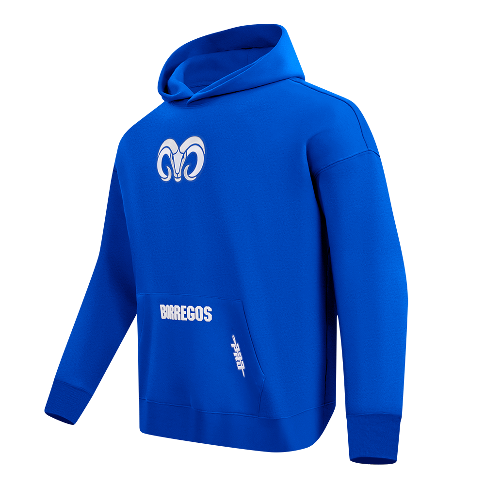 Sudadera Oversize Pro Standard Back BORREGOS Azul, Unisex