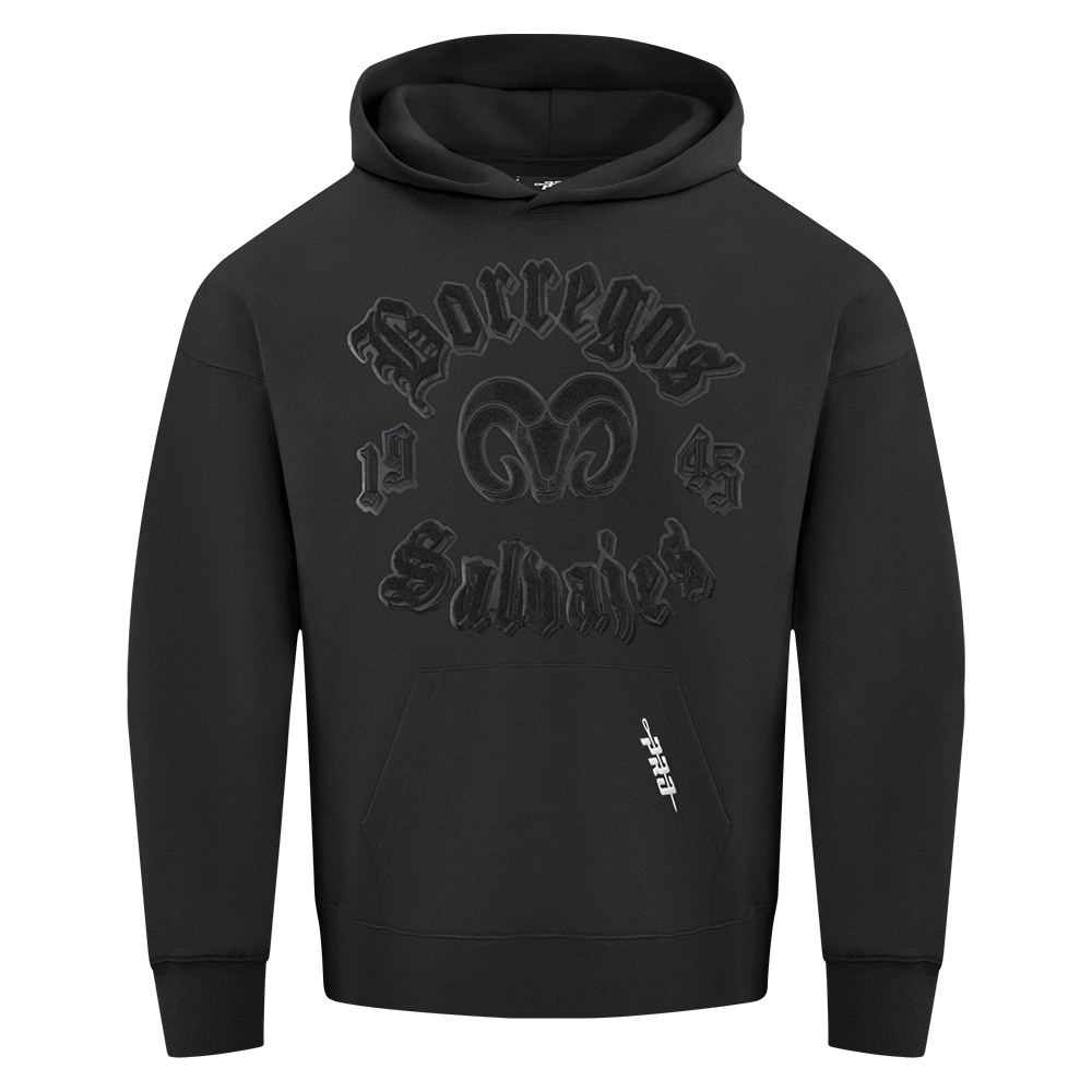 Sudadera Oversize Pro Standard BORREGOS Negro/Negro, Unisex