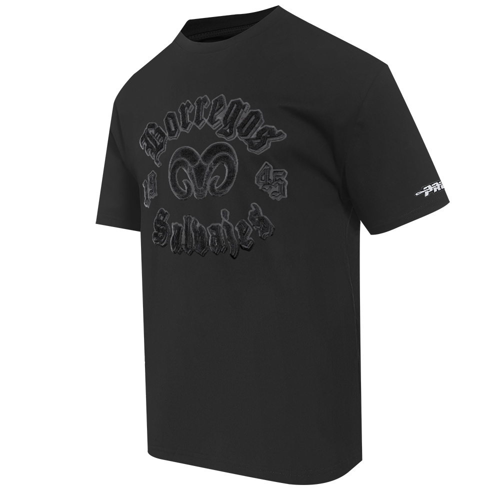 Playera Oversize Pro Standard BORREGOS Negro, Unisex
