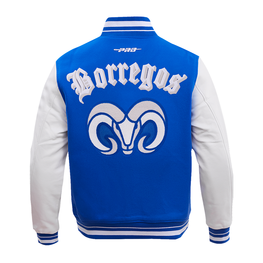Chamarra Universitaria Pro Standard BORREGOS Azul, Unisex
