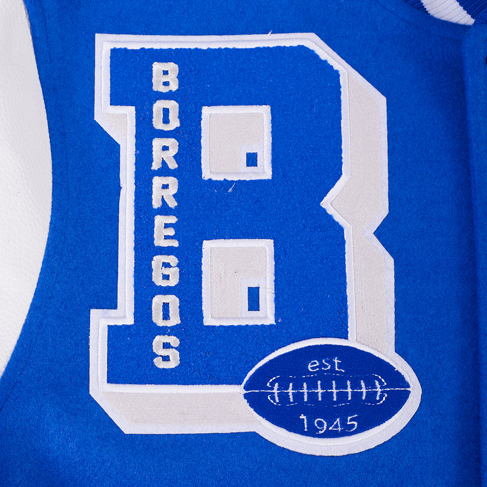 Chamarra Universitaria Pro Standard BORREGOS Azul, Unisex