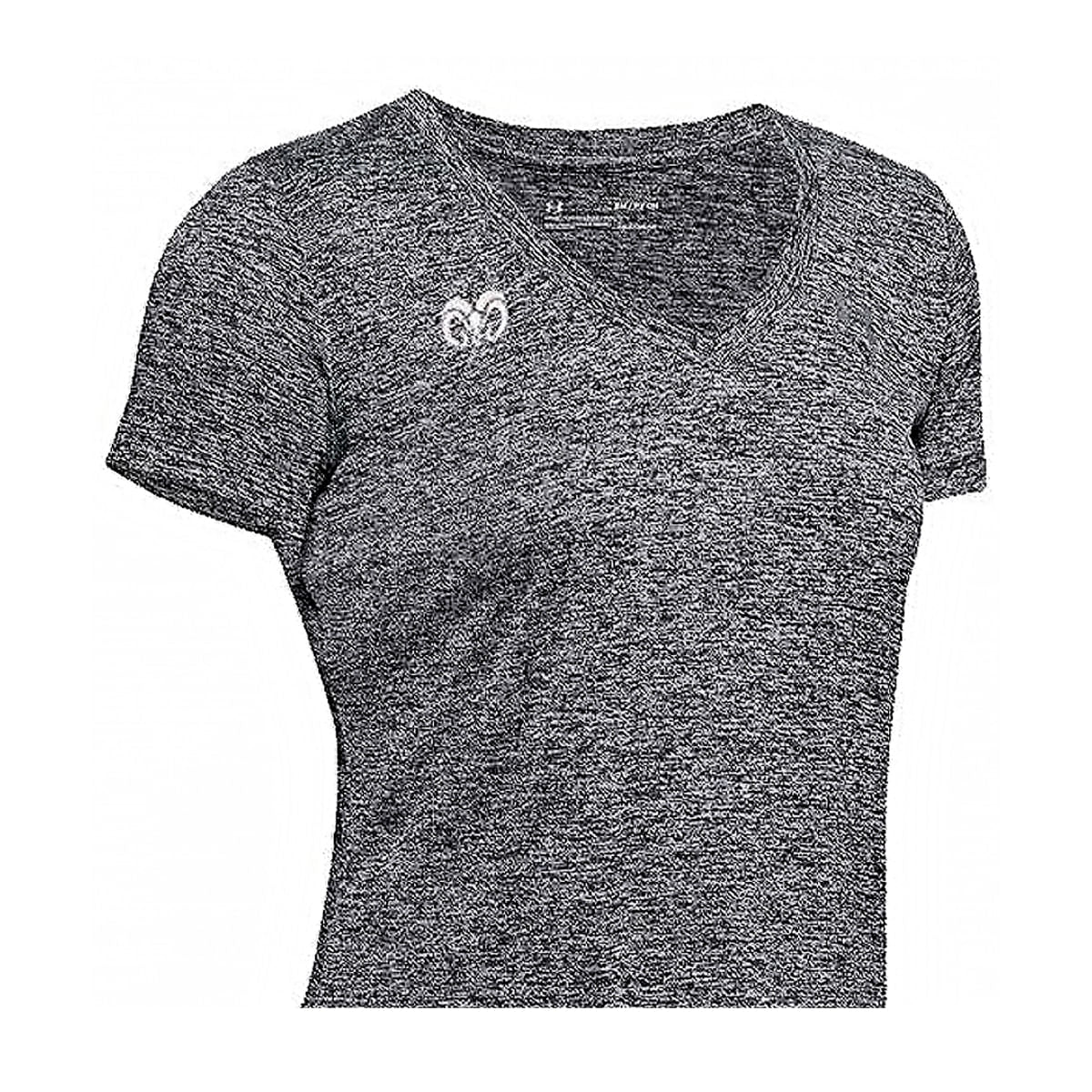 Playera Deportiva Borregos Under Armour VNECK - Gris, Mujer