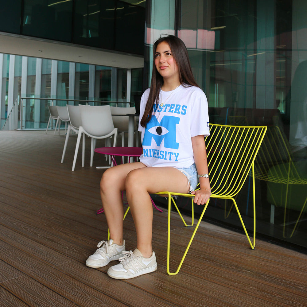 Playera Casual Disney MU TEC Blanco, unisex